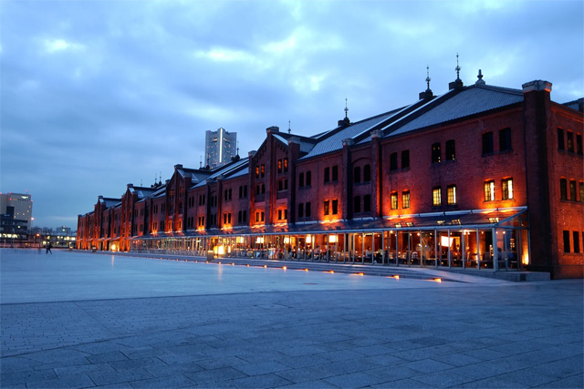 Magazzino di mattoni rossi di Yokohama