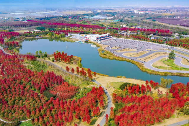 Punto panoramico dell'ecoturismo del lago Baima