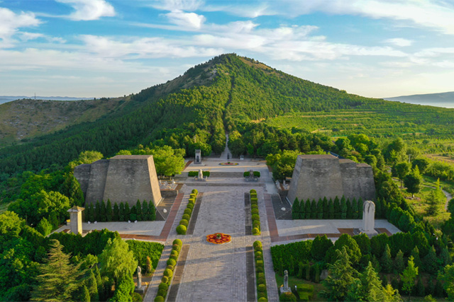 Zone panoramique de Qianling dans la ville de Xianyang