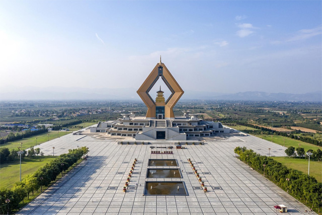 Zone panoramique culturelle de Famen dans la ville de Baoji