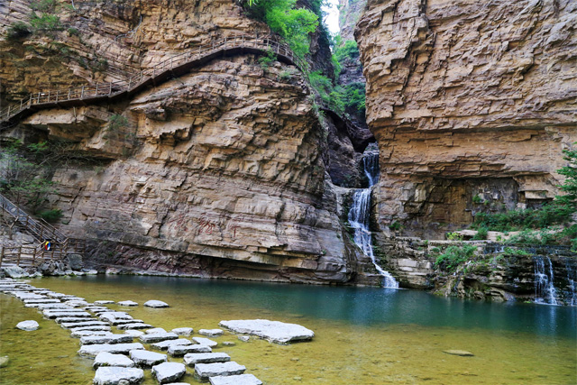 Anyang City Hongqiqu-attraction touristique du Grand Canyon de Taihang