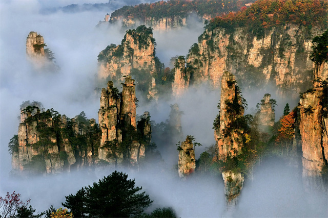 Wulingyuan-Tianmen Mountain Tourist Area, Zhangjiajie City